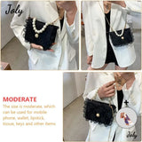Pearl Chain Bag Shoulder Cross Body Handbag