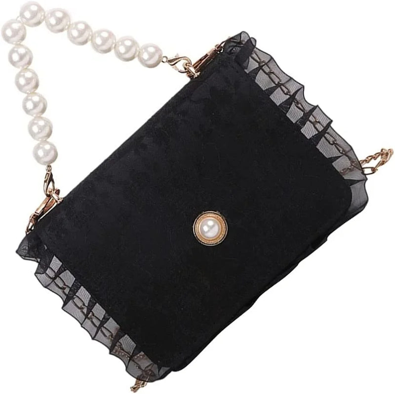 Pearl Chain Bag Shoulder Cross Body Handbag
