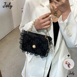 Pearl Chain Bag Shoulder Cross Body Handbag