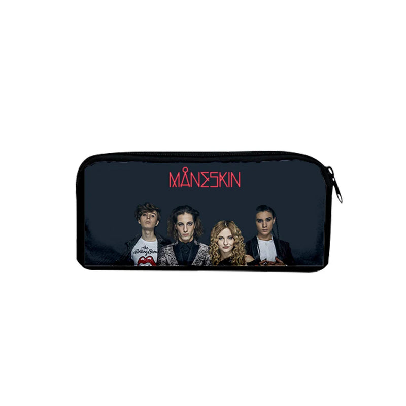 Maneskin ZITTI E BUONI 3D Printing Pencil Bag Child Stationery Storage
