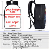 Chemistry Print Backpack for Teen Schoolbags High-Capacity Rucksack