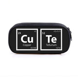 Periodic Table of Elements Print Cosmetic Case Pencil Bag