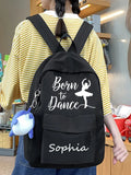 Personalised Ballet Backpack Name Schoolbag Kids Child Teenagers School Dance