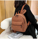 Personalised Bear Backpack Name Printed Kids Toddler Mini Rucksacks