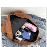 Personalised Bear Backpacks Name Portable Children Travel Rucksack