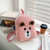 Personalised Kids Backpack Teddy School Nursery Bag