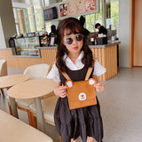 Kids 3D Bear Backpack Boys Girls Animal Prints Travel Bag