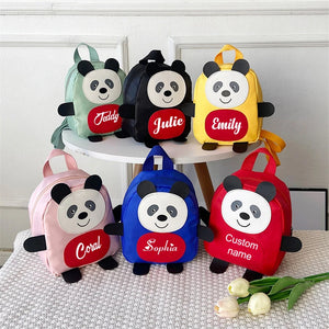 Personalised Panda Shape Toddler Zoo Animal Backpack