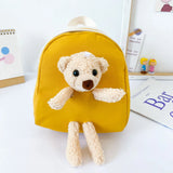 Kids Bear Backpack Plush Bag Waterproof Boys and Girls Toddler School Bag