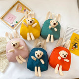 Kids Bear Backpack Plush Bag Waterproof Boys and Girls Toddler School Bag