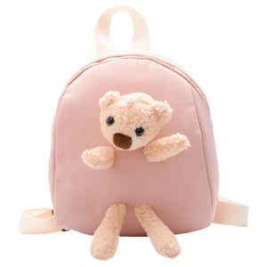 Kids Bear Backpack Plush Bag Waterproof Boys and Girls Toddler School Bag