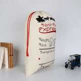Personalised Christmas Stockings Bags Santa Gift Sack Xmas Candy Drawstring Bag