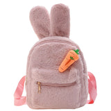 Personalised Rabbit Backpacks Name Portable Children Travel Shopping Rucksacks