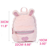 Personalised Embroidery Plush Rabbit Backpack