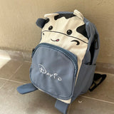 Personalised Embroidery Kids Backpack Animal Schoolbag Waterproof Backpack