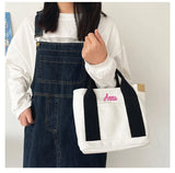 Personalised Embroidery Tote Bag, Women's Handbag