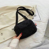 Personalised Plush Crossbody Shoulder Bag Casual Tote