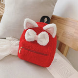 Mini Personalized Fluffy Cat Backpack for Girls