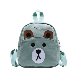 Personalised Name Bear Backpack Toddler School Bag