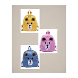 Personalised Name Bear Backpack Toddler School Bag