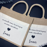 Personalised Name Bridesmaid Tote Bag Gift for Bridesmaid