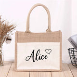 Personalised Name Bridesmaid Tote Bag Gift for Bridesmaid