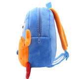 Personalised Crab Toddler Backpack, Soft Plush Mini Travel Bag