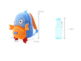 Personalised Crab Toddler Backpack, Soft Plush Mini Travel Bag