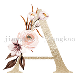 Personalised Name Initial Backpack Pink Letter Girls Kid Nursery Child