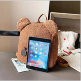 Personalised Plush Bear Backpack for Girls with Your Name