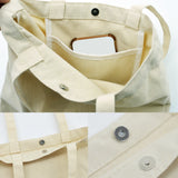 Personalised Rainbow Teacher Shoulder Bag Name Women Canvas Shopping Bag Eco