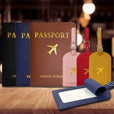 Personalised Passport Holder & Luggage Tag Set