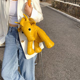 3D Cartoon Cow Women's Crossbody Bag
