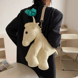 3D Cartoon Cow Women's Crossbody Bag