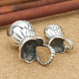 Thai Silver Vintage Pendant 925 Sterling Silver Lucky Money Bag