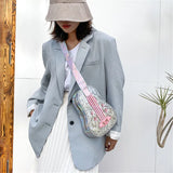 Personality Guitar-shaped PU Leather Shoulder Bag