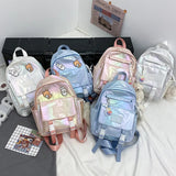 Reflective Diagonal Bag Japanese Girl Backpack Student Women's Mini Bag