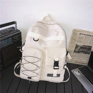 Reflective Large-Capacity Schoolbag for Girls and Boys