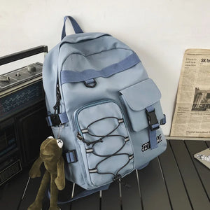 Reflective Large-Capacity Schoolbag for Girls and Boys