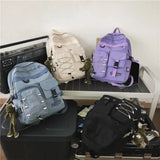 Reflective Large-Capacity Schoolbag for Girls and Boys