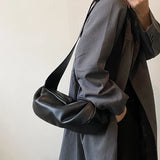 Personality PU Leather Large Capacity Shoulder Bag Texture Women Messenger Bag