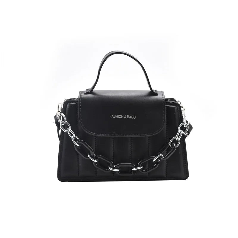 Vintage Shoulder Bags Female Chain Crossbody Small Square Bag