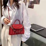 Vintage Shoulder Bags Female Chain Crossbody Small Square Bag