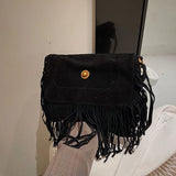 Personality Women's Crossbody Bag Scrub Leather Shoulder Purse