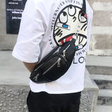 Outdoor Waist Bag Chain Chest Bag Shoulder Messenger Bag Unisex