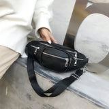 Outdoor Waist Bag Chain Chest Bag Shoulder Messenger Bag Unisex