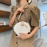 Acrylic Shell Bag Shoulder Chain Box Messenger Bag