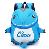Personalized Baby Dinosaur Backpack Name Cartoon Backpack Kindergarten School Ba