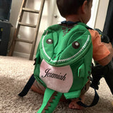 Personalized Baby Dinosaur Backpack Name Cartoon Backpack Kindergarten School Ba