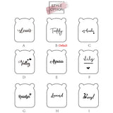 Personalized Bear Backpack for Women Mini Kids Travel Shopping Backpack